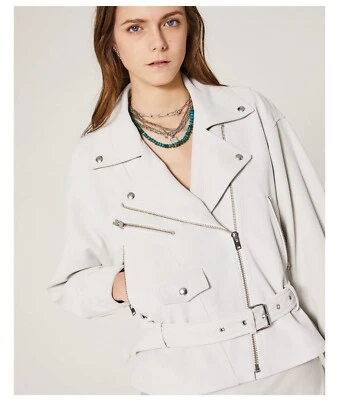 IRO Tiago Biker $1593 Talla 38 - Imagen 1 de 4