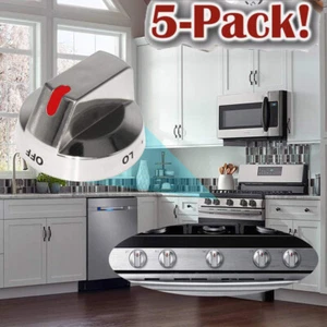 Perilla de cocina de gas DG64-00473A compatible con Samsung NX58H5600SS, NX58M6850SS - Imagen 1 de 12
