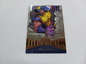 1995 Marvel Metal #125 Wolverine Silver Flasher FLEER TRADING CARD - Picture 1 of 16