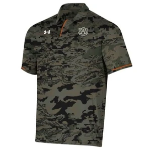 Under Armour Herren Auburn Tigers Football Camo Freedom Polo Trikot Shirt XL - Bild 1 von 11