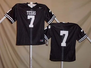 TEXAS LONGHORNS Nike #7 FOOTBALL JERSEY Youth Large $46 retail NWT blk - Picture 1 of 3