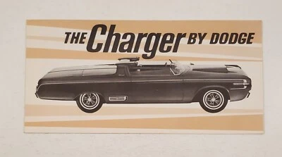  Dodge Charger 1964 folleto original especificaciones información - showcar especial de fábrica Foto 1 de 3