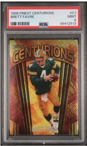 1998 Finest Centurions #C1 Brett Favre #/500 PSA 9 - Picture 1 of 2