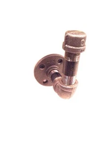 Industrial pipe wall hook and/or curtain tie back - Picture 1 of 5