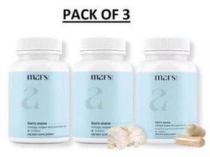 mars by GHC Lion’s Mane Caps (60N) Powered with Moringa Powder (Pack of 3) - Picture 1 of 5