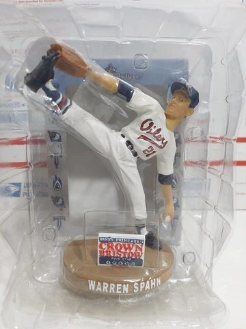 Warren Spahn Tulsa Drillers Baseball Hartland 100th Anniversary 5.5" MLB Figure Cover
