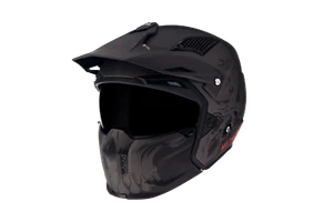 CASCO MT HELMETS L STREETFIGHTER MODULARE TRIAL SV S DARKNESS A2 MATT GREY - Imagen 1 de 2