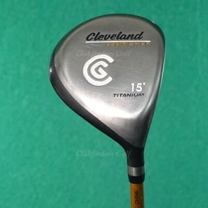 Cleveland Launcher Titanium Fairway 15° 3 Wood Launcher Gold 65g Graphite Stiff - Picture 1 of 4