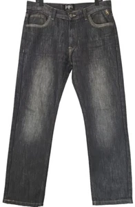 Lions Crest by English Laundry~Men's Size 34 x30~ Black Jeans Distressed. - Picture 1 of 12