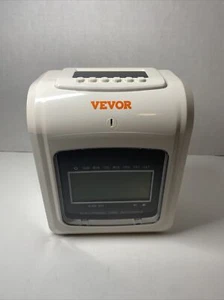 VEVOR Employee Attendance Punch Time Clock Payroll Recorder LCD Display 2 Cards - Picture 1 of 7