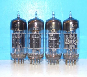 12BY7A GE 4 radio audio electron vintage vacuum tubes valves tested 12BY7 12BV7 - Picture 1 of 3