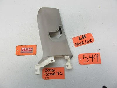 05-10 SCION TC LEFT FRONT SEATBELT SEAT BELT PILLAR TRIM PANEL 62420-21030 LF L - Image 1 of 4