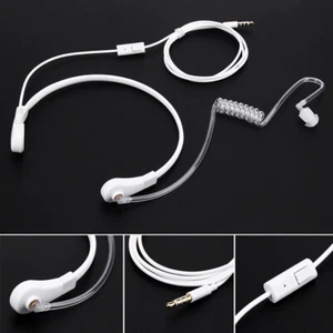 3,5 mm Mikrofon gardłowy Zestaw słuchawkowy Covert Air Tube Słuchawki douszne - Zdjęcie 1 z 5