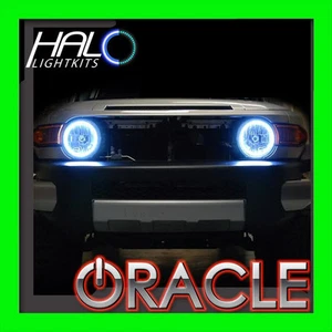 FOR TOYOTA FJ Cruiser 2007-2014 ORACLE WHITE PLASMA Headlight Halo Anello Kit - Picture 1 of 5