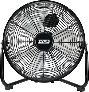 12 Inch High Velocity Metal Floor Fan, 3-Speed Powerful Cooling for Industria... - Picture 1 of 7