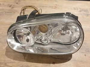 Volkswagen Golf Mk4 Genuine Left Hand Headlamp Assembly 1J2941015A Used OEM Part - Foto 1 di 6