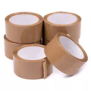 xl 100m long lasting rolls brown Packing tape sticky & stronger than 3m tape - Picture 1 of 2