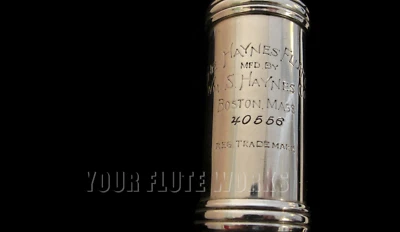 Flauta de plata William S. Haynes #40556 Foto 1 de 4