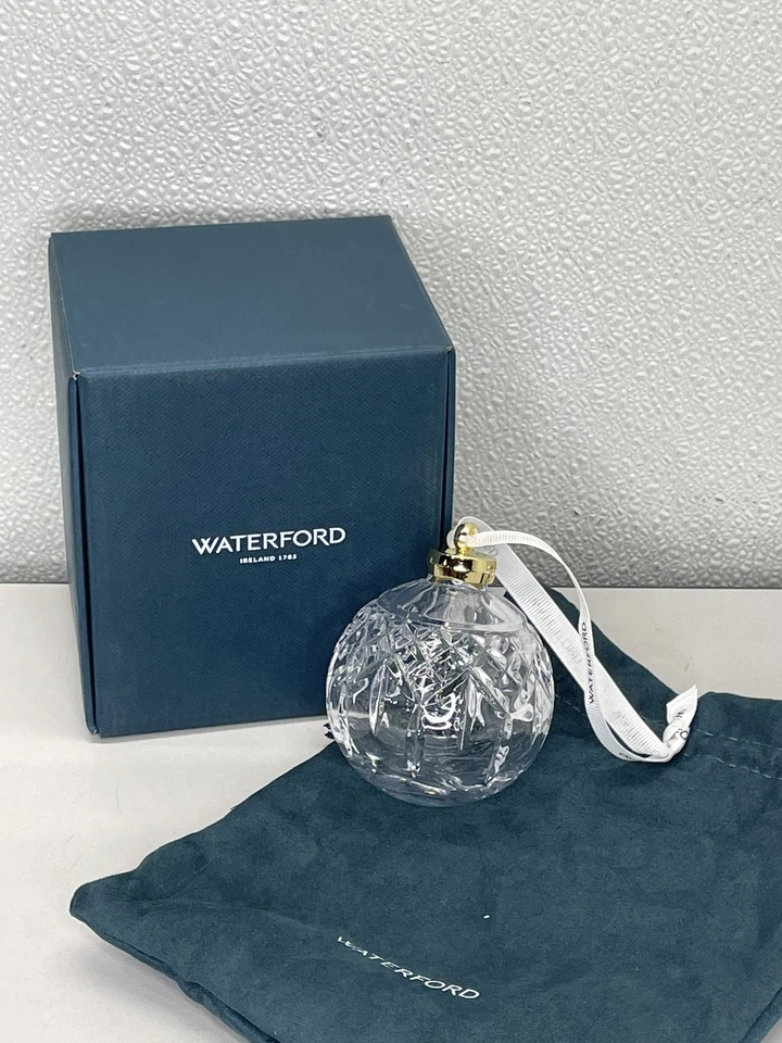 Waterford Lismore Adorno Bola Navidad Cristal 1071524 Nuevo Foto 1 de 4