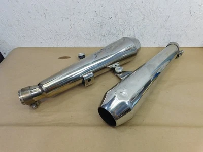 2018 Triumph Bonneville T120 Exhaust Mufflers Silencers - Image 1 of 4