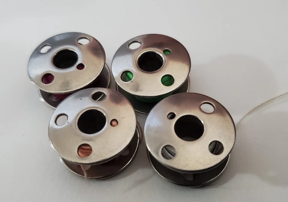 4 bobinas originales para máquina de coser SINGER Early Class 66 (LOCR40K s6) Foto 1 de 1