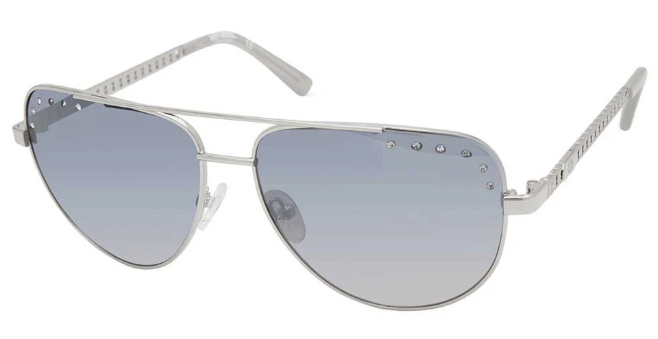 Gafas de sol Harley-Davidson Teardrop Aviator para mujer, marco de metal/lentes azules Foto 1 de 1