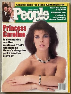 PEOPLE Magazine VTG Issue - January 9, 1984 w/ Princess Caroline • Quiet Riot - Picture 1 of 10