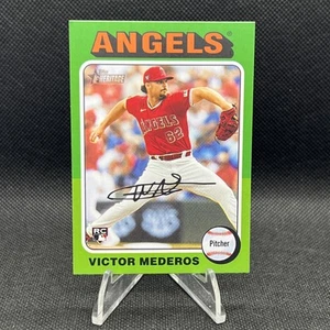 Victor Mederos Rookie RC 2024 Topps Heritage High Number Card #606 LA Angels - Bild 1 von 2