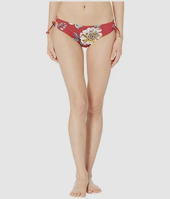 Pantalones de bikini completos clásicos florales rojos para mujer Roxy talla XS Foto 1 de 2