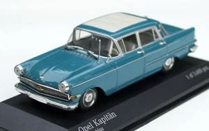 Opel Kapitän P 2,6 Bj. 1959-1963, Bavariablau, Minichamps-Modell Im M.1:43 , - Foto 1 di 6