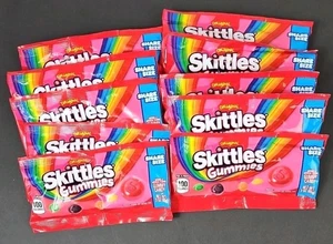 10 Stück ~ Original Skittles Gummibärchenanteil Größe 3 Unzen Best Buy Datum 02/2026 - Bild 1 von 5