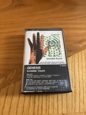 Invisible Touch by Genesis - Vintage USA Cassette (Atlantic, 1986) VG+ - Image 1 of 4