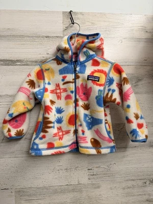 Chaqueta polar Patagonia Synchilla con cremallera bebé 6-12 meses acogedora aventura al aire libre Foto 1 de 4