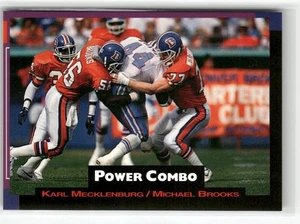 1993 Pro Set Power #8 Karl Mecklenburg / Michael Brooks Combos - Picture 1 of 2