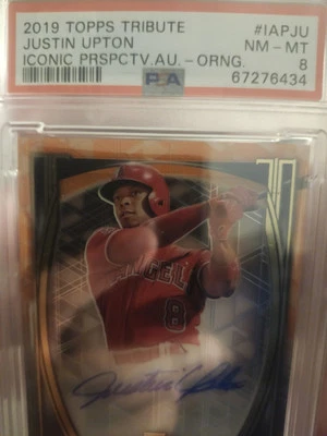 2019 Topps Tribute Justin Upton - Image 1 of 2