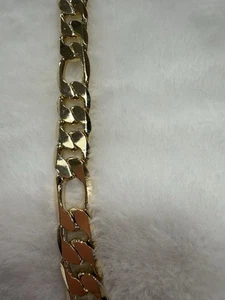 New 14k Gold Filled 12mm Figaro 28” Chain - Picture 1 of 5