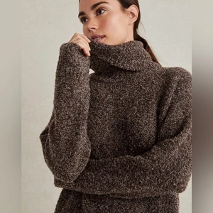 Margaret O'Leary 468 $ Wolle Mohair Pullover Vintage braun Grob Oversize XL - Bild 1 von 14