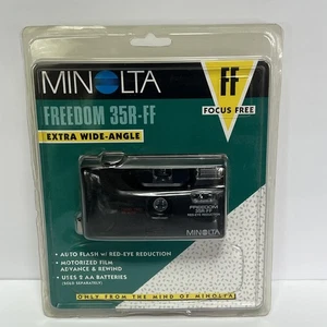 Vintage Minolta Freedom 35R-FF 35mm Film Camera Extra Wide Angle Focus Free New - Picture 1 of 12