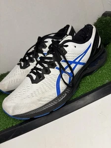 ASICS Gel-Kayano 27 Men’s Running Shoes Size 13 White Blue Sneakers 1011B219 - Picture 1 of 7