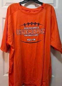 Clemson University Tigers orangefarbenes Shirt Dabo Swinney's Football Camp alle in 3XL - Bild 1 von 4