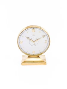 Omega Table clock with alarm, art deco - Picture 1 of 7