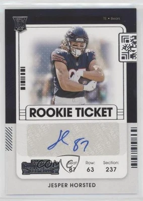 2021 Panini Contenders Rookie Ticket Jesper Horsted #284 Rookie Auto RC - Image 1 of 2