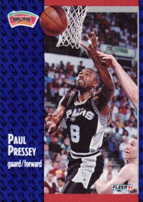 1991-92 Fleer Basketball- #186 Paul Pressey - Image 1 of 2