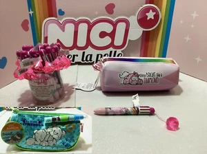 NICI THEODOR & FRIENDS CLASSIC BEAR ASTUCCIO PENNA MULTICOLOR PEN PENCIL CASE - Imagen 1 de 11