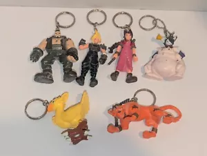 1996 Final Fantasy Vii 7 Schlüsselanhänger Red Cloud Chocobo Cait Aerith Barret - Bild 1 von 4