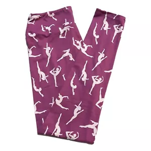 OS LuLaRoe ~ GYMNASTIKMUSTER ~ Einheitsgröße 2-10 LEGGINGS; Turnerin - Bild 1 von 5