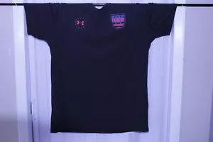 UNDER ARMOUR HEAT GEAR BLACK FREEDOM 76 SHIRT XL (READ) - Picture 1 of 4