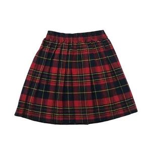 Falda escolar tartán roja negra y amarilla - Imagen 1 de 11