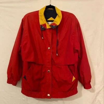 Vintage Innovations by IZZI Jacket Coat Red, Blue & Yellow Block Color - Image 1 of 4