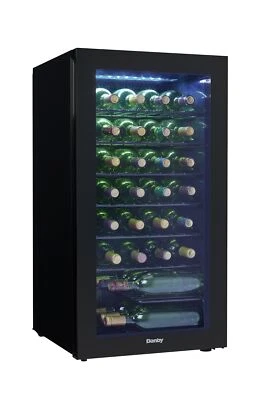 Danby DWC036A2BDB-6 3.3 Cu. Ft. Free Standing Wine Cooler, Holds 36 Bottles, ... - Image 1 of 4